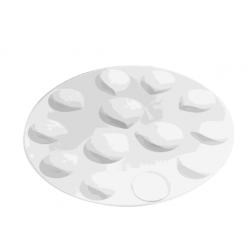 TOY COLOR ΠΑΛΕΤΑ ΖΩΓΡΑΦΙΚΗΣ ΠΛΑΣΤΙΚΗ 12 ΘΕΣΕΙΣ Φ55mm TOY COLOR ΠΑΛΕΤΑ ΖΩΓΡΑΦΙΚΗΣ ΠΛΑΣΤΙΚΗ 12 ΘΕΣΕΙΣ Φ55mm